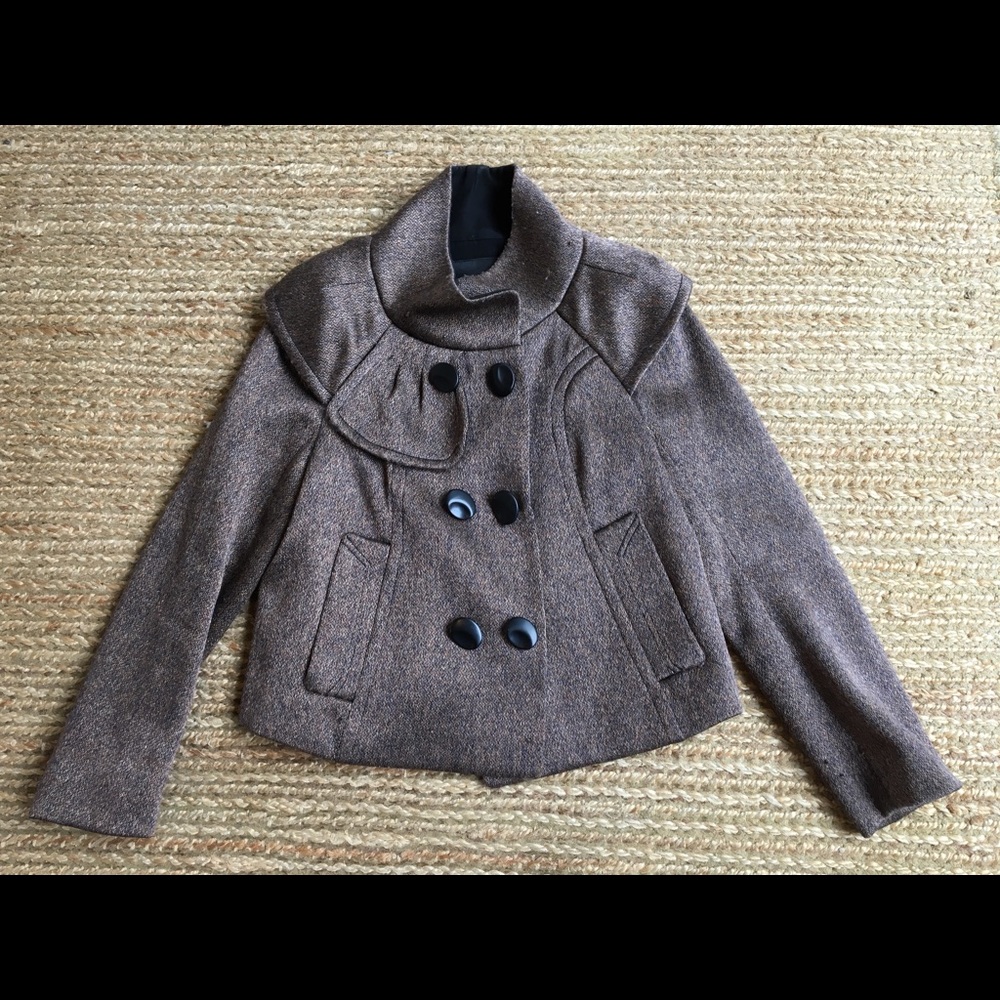 Warm Unique Winter Cropped Coat